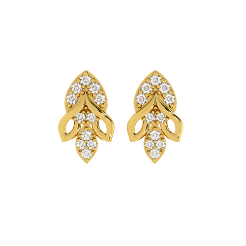 Gold earrings ranka jewellers store